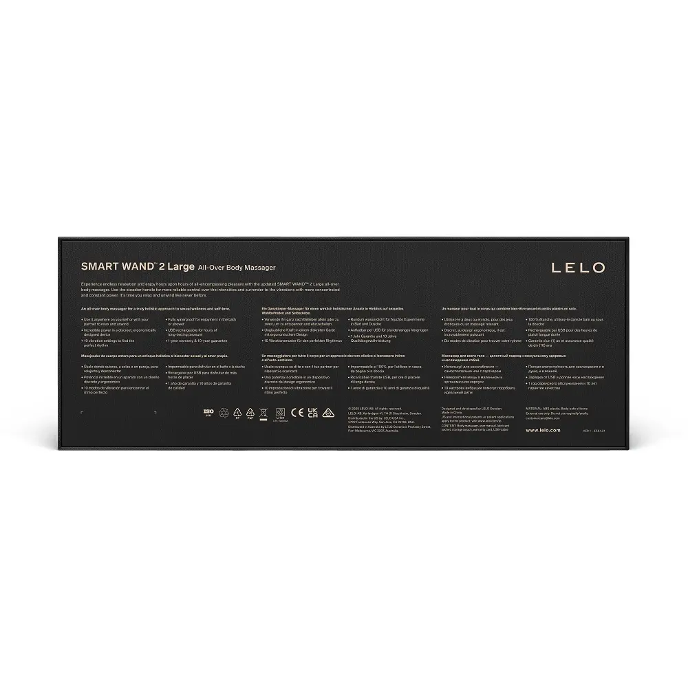 LELO Smart Wand 2 Large Aqua - Image 5